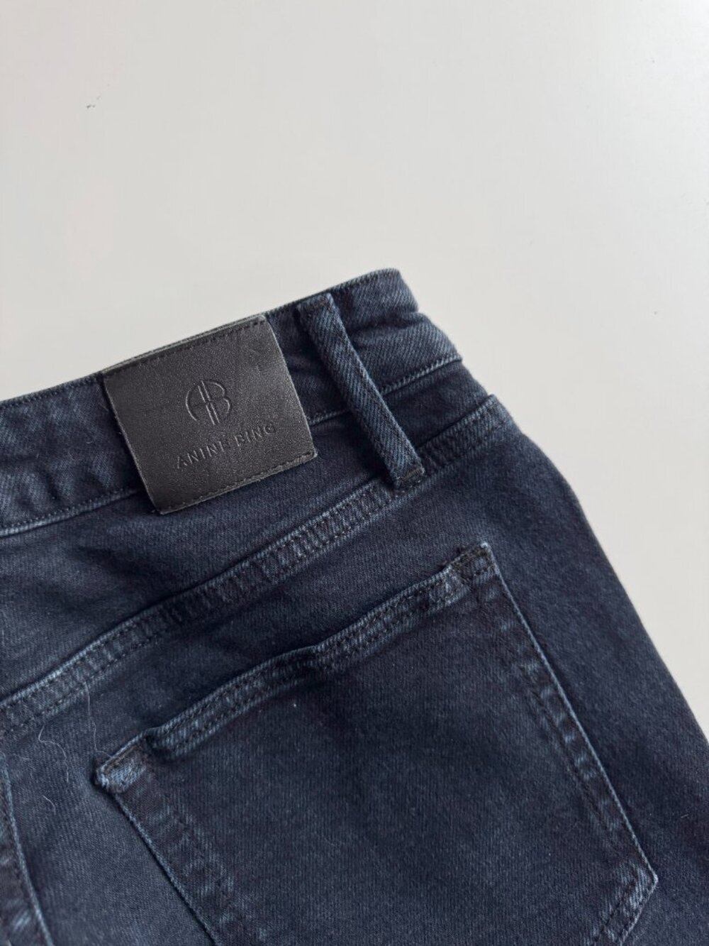 ANINE BING Jagger OD Black Dark Blue High Rise Skinny Ankle Jeans, Size 28 - Picture 10 of 14